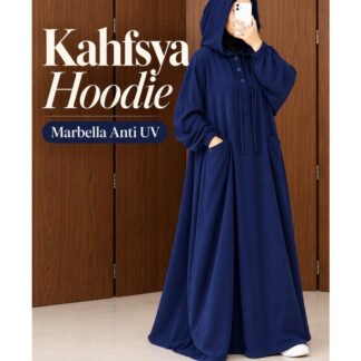 Kahfsya Hoodie Marbella Anti UV/ Abaya Set/Baju Umroh/ Sport Muslimah/ Gamis