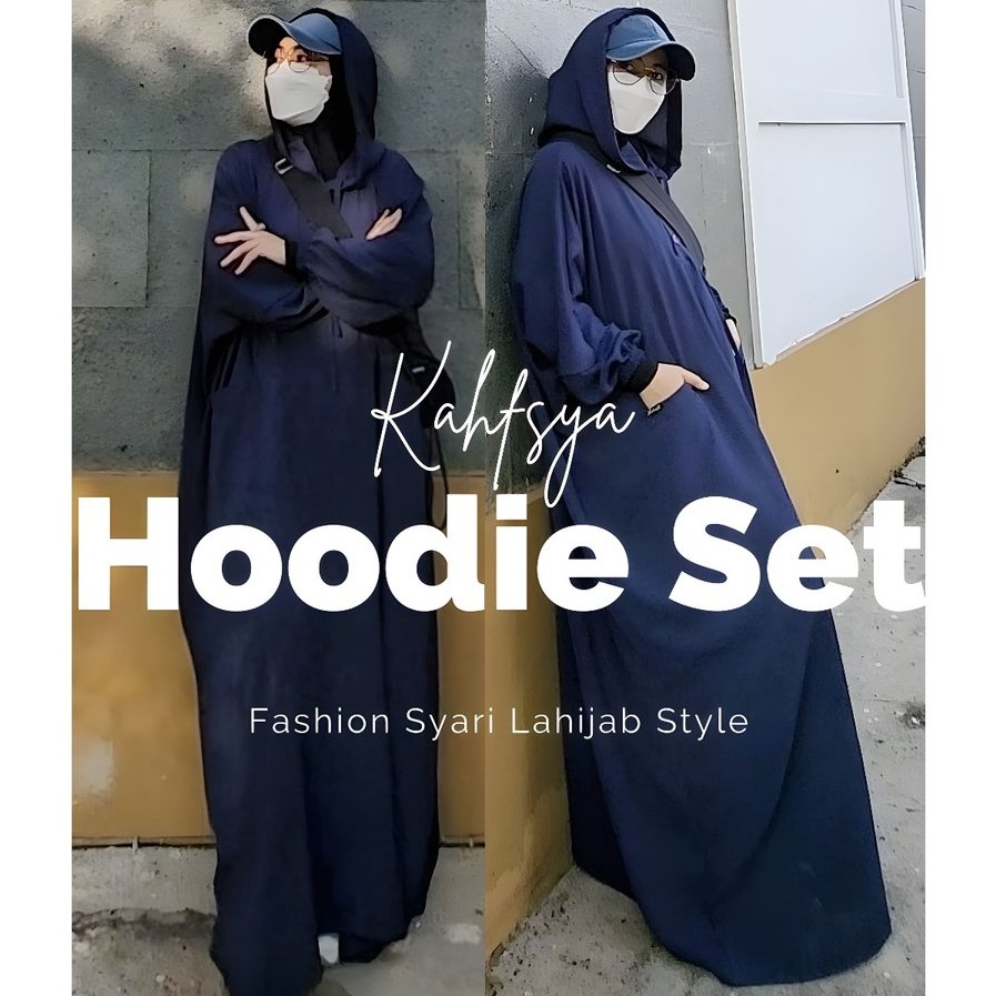 KAHFSYA HOODIE Abaya Set Umroh & Sporty