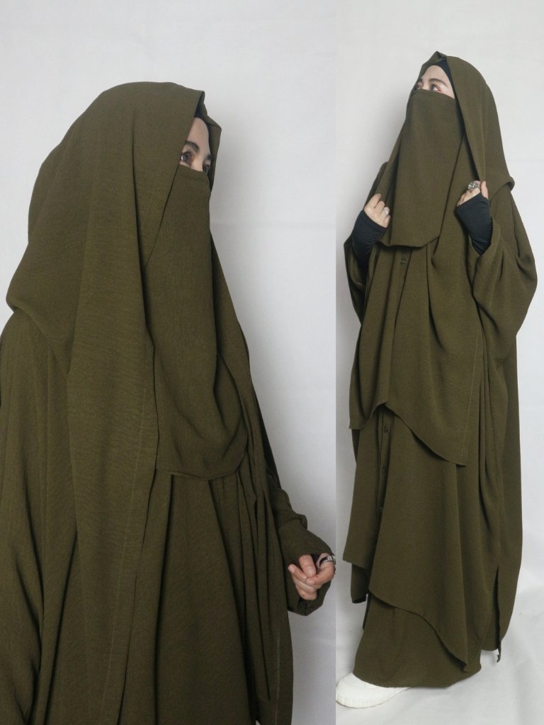 NUHA HOOD SCARF/ One Set Tunik Melayu/ Tunik Jumbo/Abaya Set - Image 5